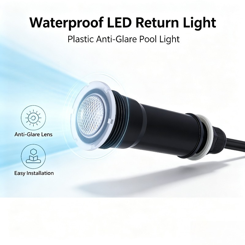 Decor Lighting Returns - プール用防水LEDライト、プラスチック製水中照明、プールの装飾照明