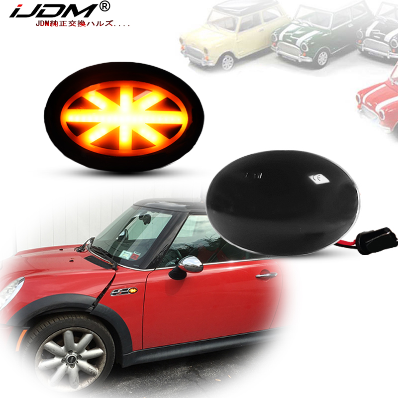 Union Lighting & Decor Hours - iJDM アンバーユニオンジャックロゴLEDライト フェンダーサイドマーカーライト MINI Cooper Gen2
