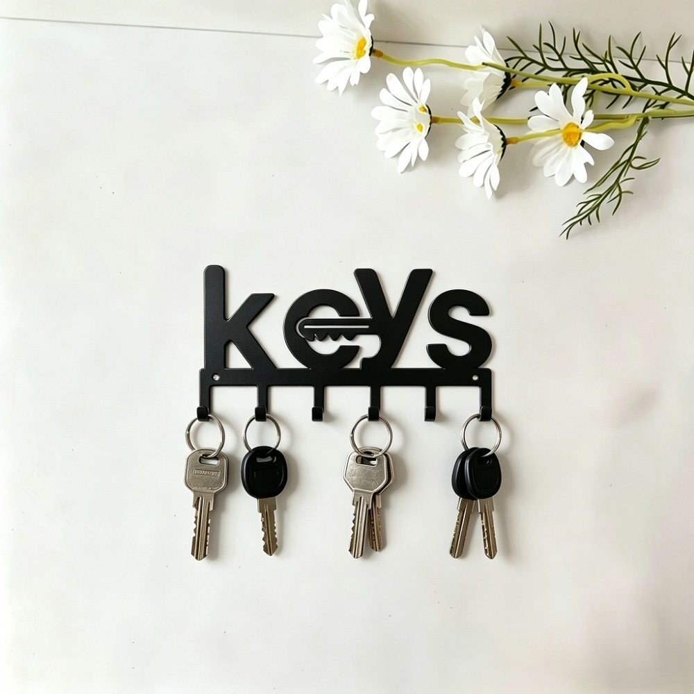 Lighting Metal Wall Decor - CIFBUY キー型金属製ウォールアート、防水・耐久性に優れた鉄製装飾品。玄関、リビング、バスルーム、家庭のインテリアに最適。
