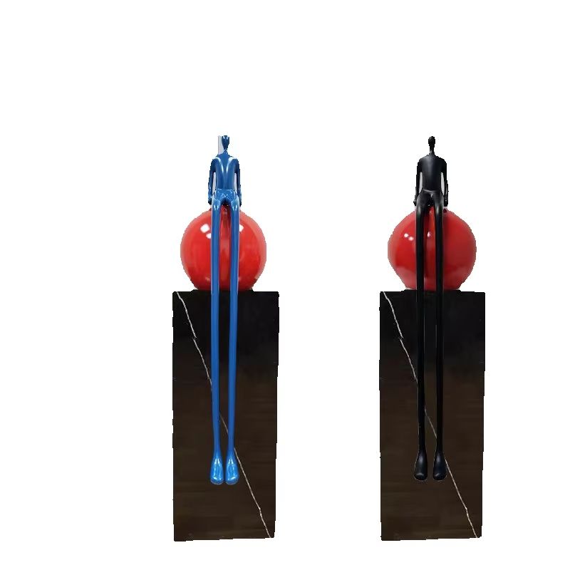 Lighting Decor - 高級抽象ロングレッグキャラクタークリエイティブライトラグジュアリー販売オフィスソフトフロア装飾オーナメント