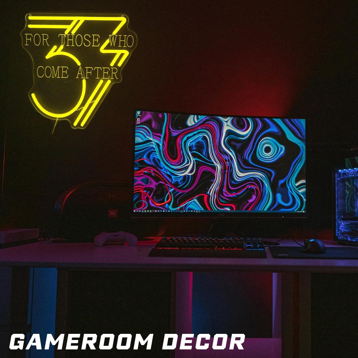 「ネオンサイン33」RPGゲームをテーマにしたネオンライト。 - Lighting World Decor のレビューと価格