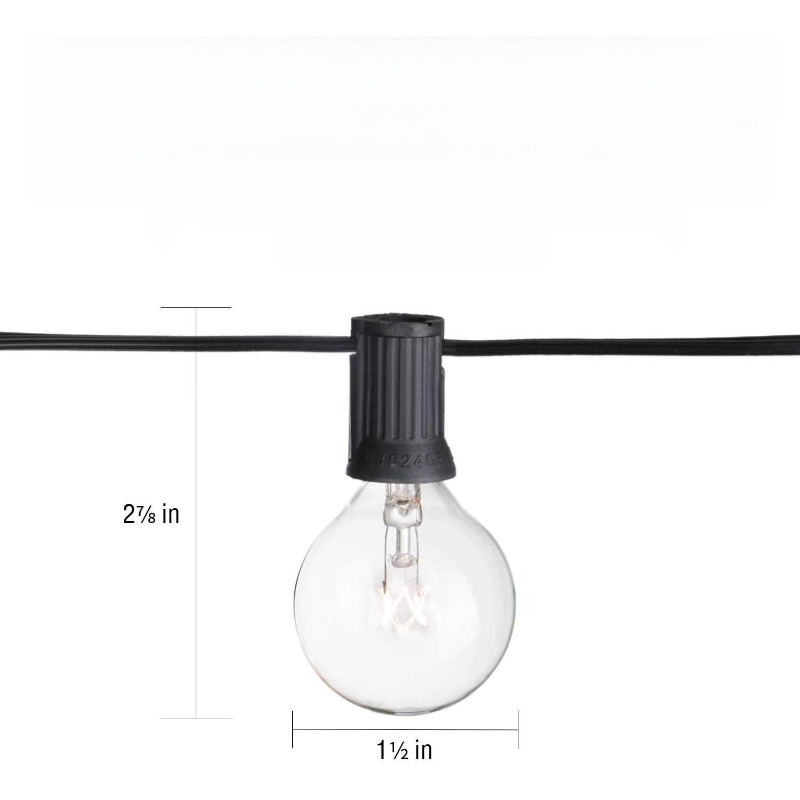 LEDグローブ型ストリングライト - 屋外用グローブ型ストリ - Outdoor Lighting Wedding Decor のレビューと価格