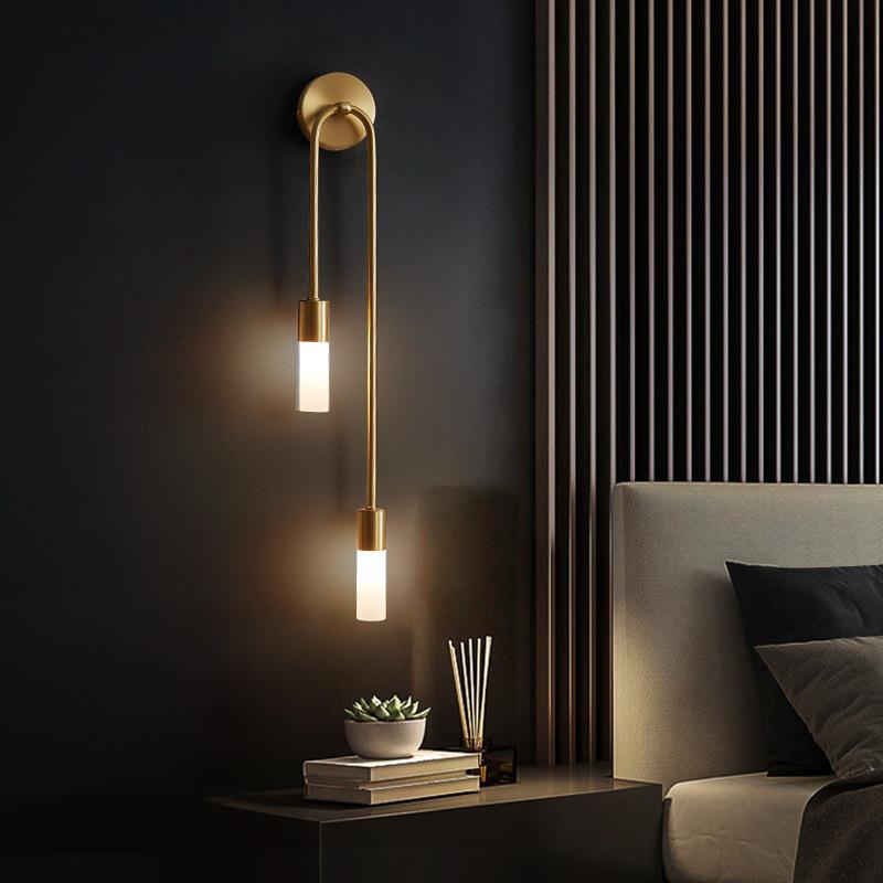 レトロ背景リビングルーム通路寝室ランプベッドサイド北欧クリエ - Room Lighting Bedroom Decor のレビューと価格