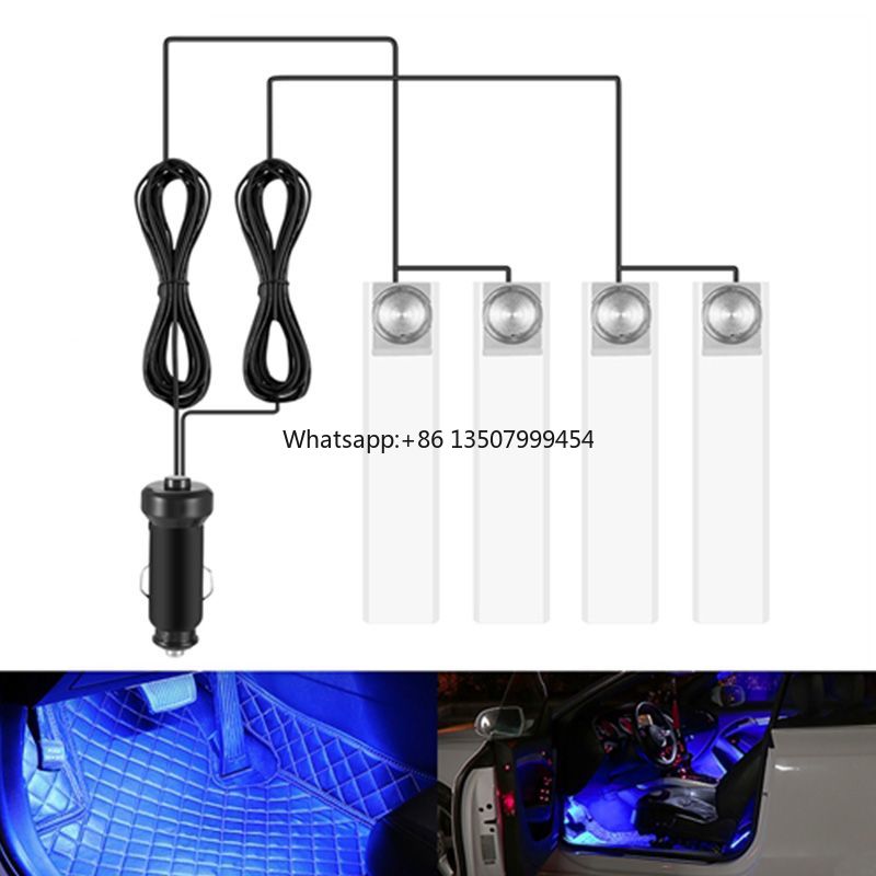 車の雰囲気ライト 12 V インテリア装飾ランプ自動車周囲照 - Lighting Decor のレビューと価格