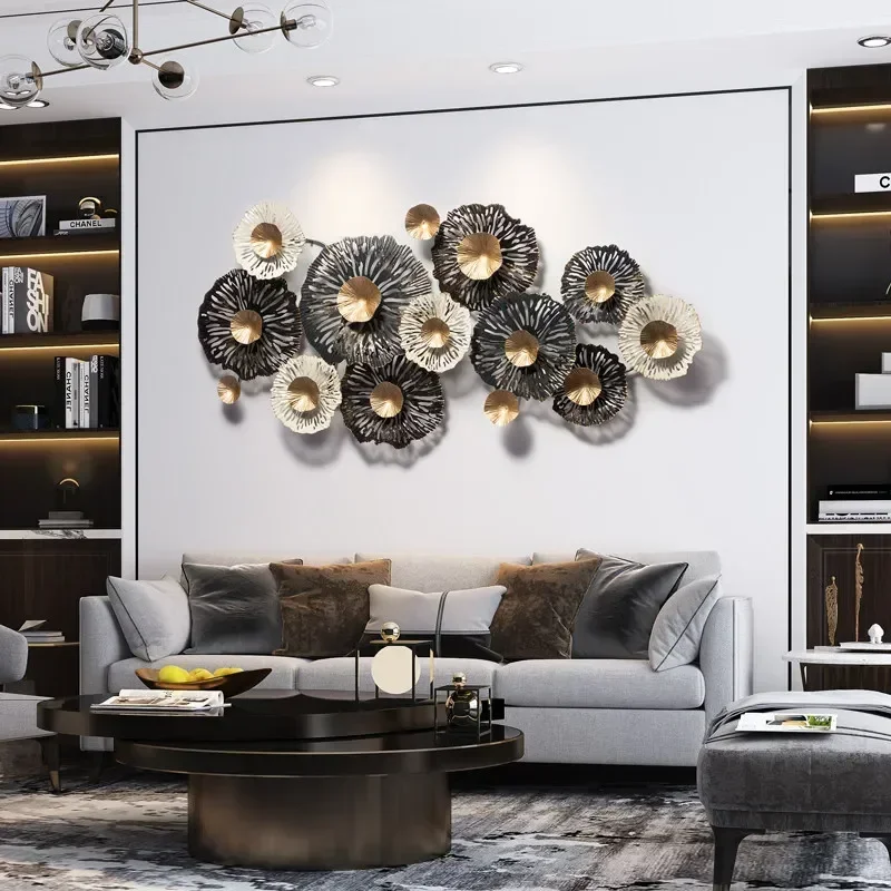 モダンな錬鉄製の壁掛け,豪華な家具,リビングルームとポーチ, - Lighting Metal Wall Decor のレビューと価格