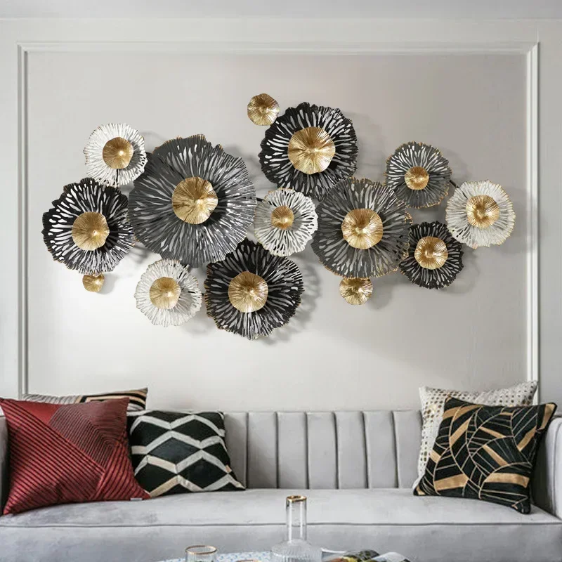モダンな錬鉄製の壁掛け,豪華な家具,リビングルームとポーチ, - Lighting Metal Wall Decor のレビューと価格