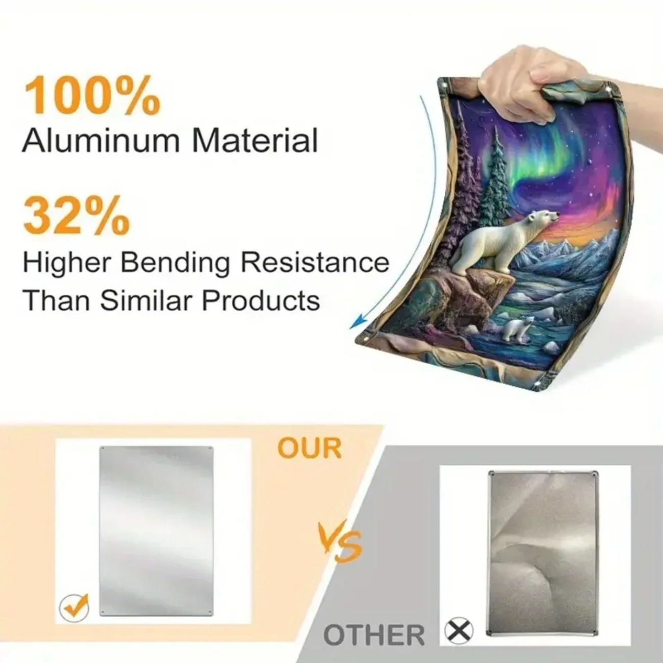 [CIFbuy][2Dフラット]カスタムメイドの淡い紫色の不 - Lighting Metal Wall Decor のレビューと価格