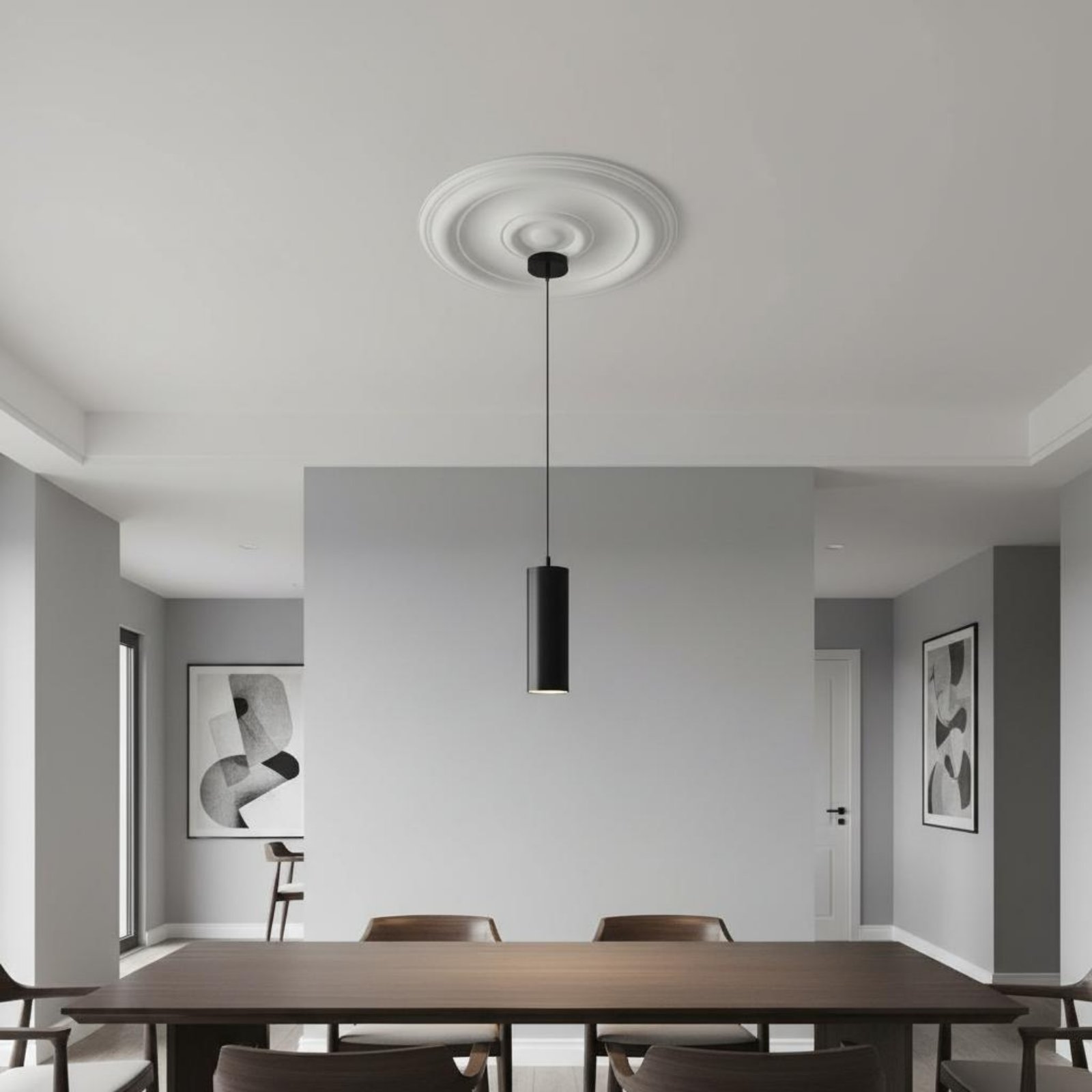 ラウンド天井メダリオンヨーロッパデザインPU天井装飾照明器具 - Lighting Decor のレビューと価格