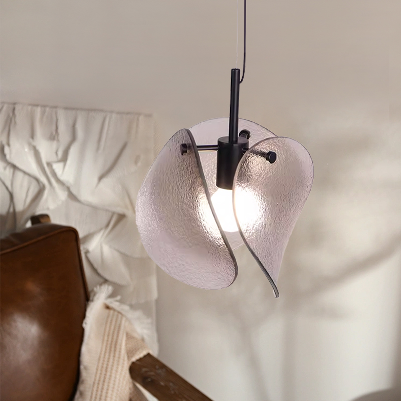 レトロクリエイティブガラス LED ペンダントランプシャンデ - Lighting Metal Wall Decor のレビューと価格