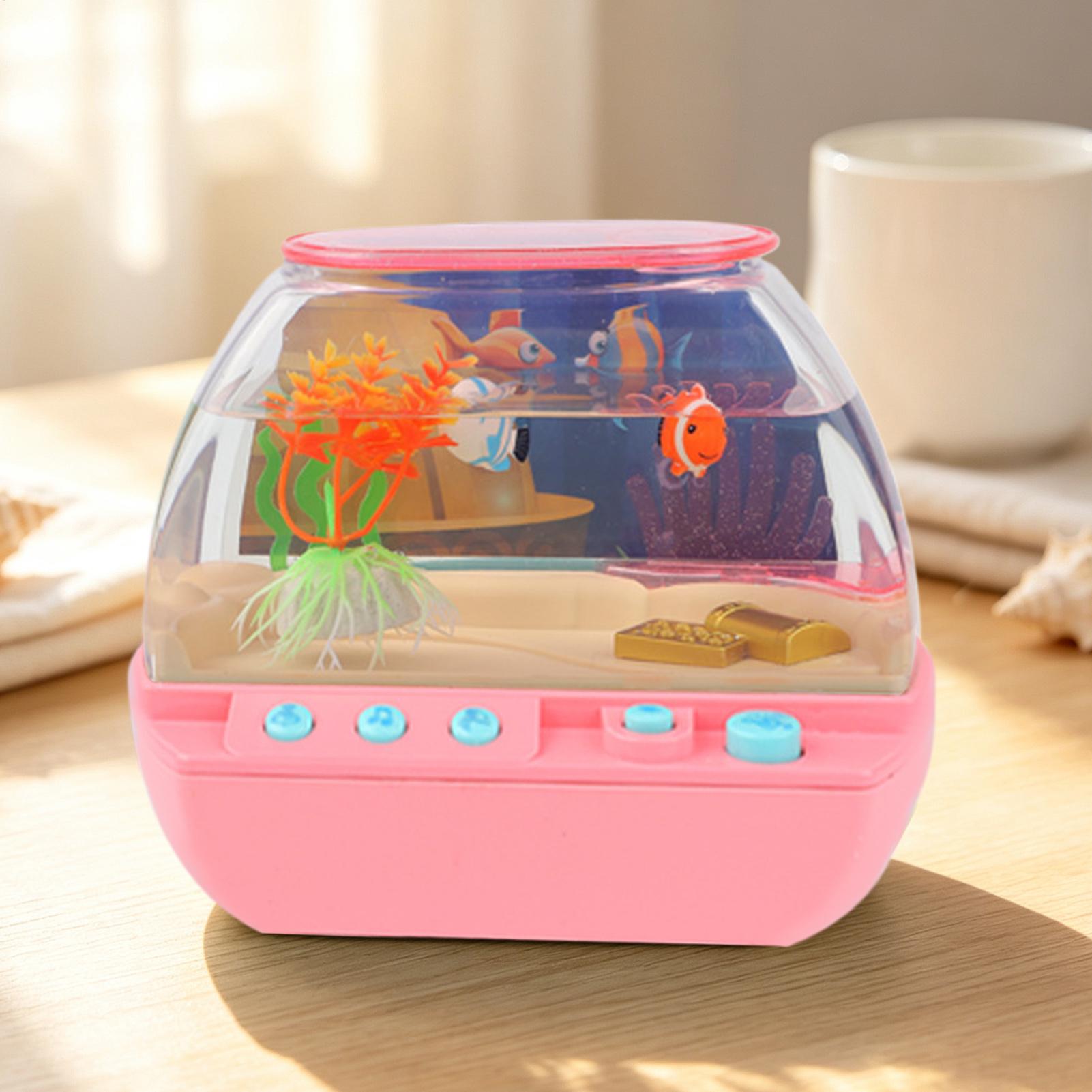 おもちゃの水槽 ホームデコレーション 音楽と光付き 模擬水槽 - Room Lighting Bedroom Decor のレビューと価格