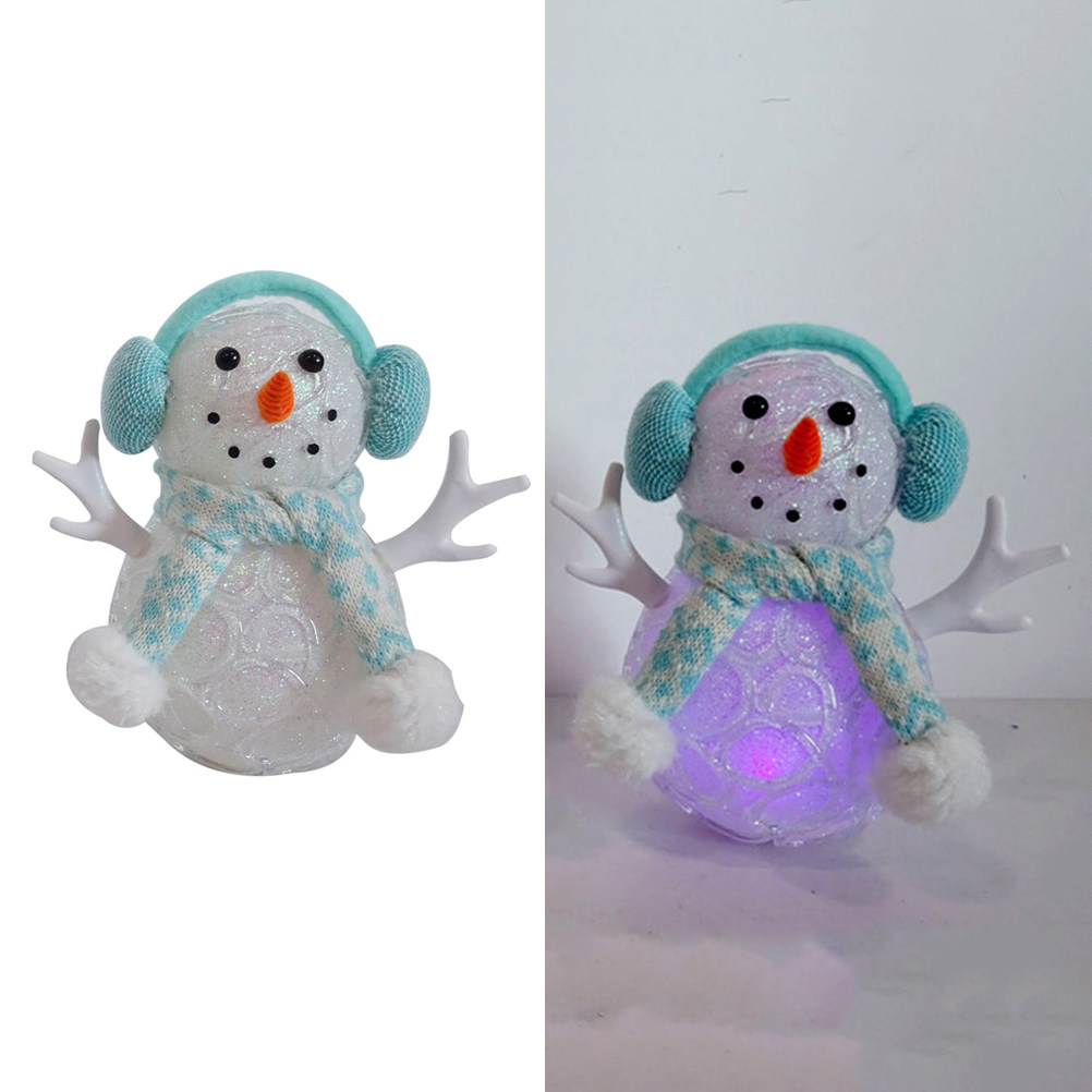 クリスマス スノーマン LED ナイトライト デスクランプ  - Lighting Decoration Ideas For Home のレビューと価格