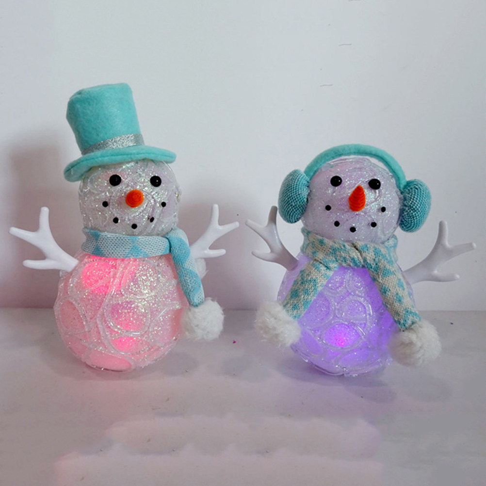 クリスマス スノーマン LED ナイトライト デスクランプ  - Lighting Decoration Ideas For Home のレビューと価格