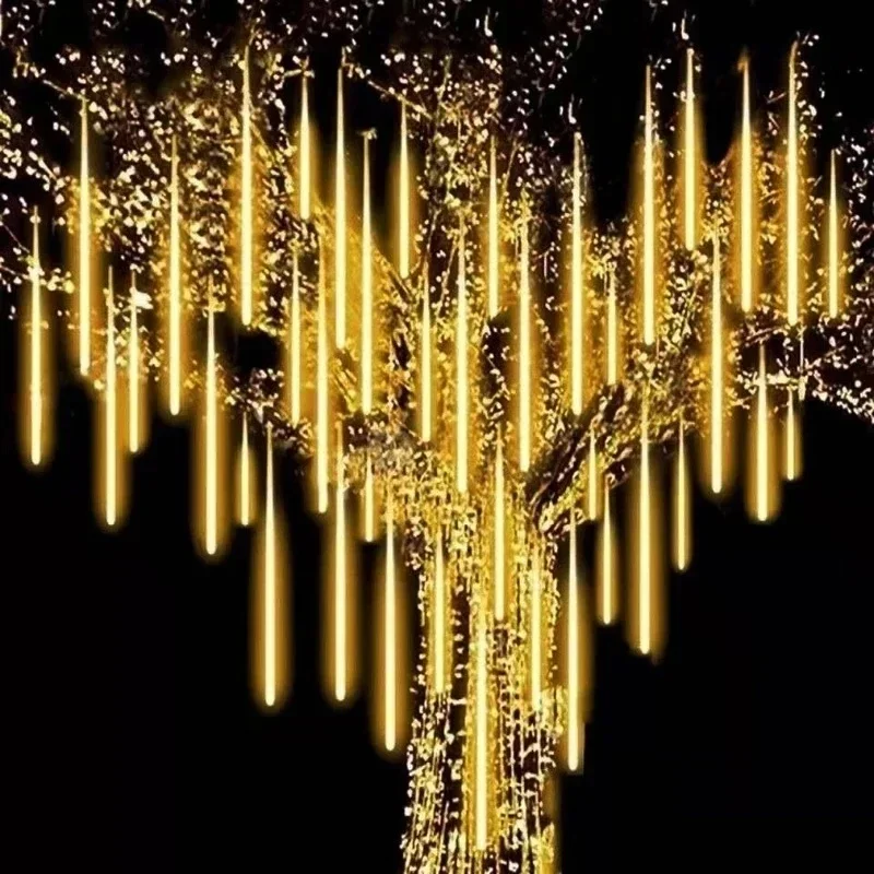 30 センチメートル/50 センチメートル防水流星雨雨 8  - Outdoor Lighting Wedding Decor のレビューと価格