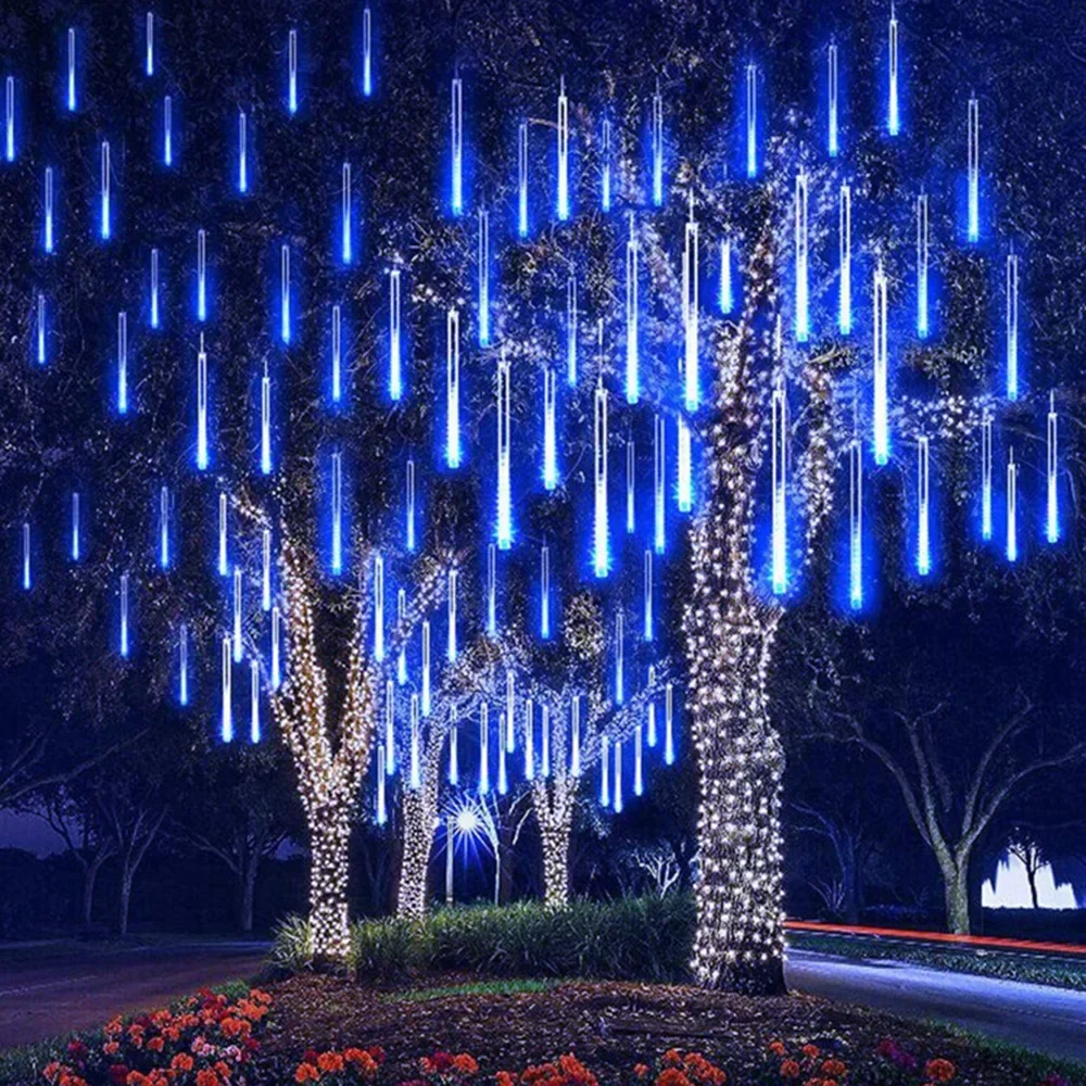 30 センチメートル/50 センチメートル防水流星雨雨 8  - Outdoor Lighting Wedding Decor のレビューと価格