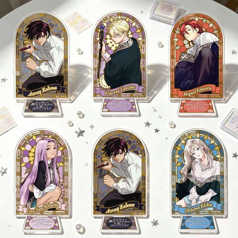 本棚用装飾品、アニメ「死から帰還」の15cmアクリルスタンド - Decor Lighting Returns のレビューと価格
