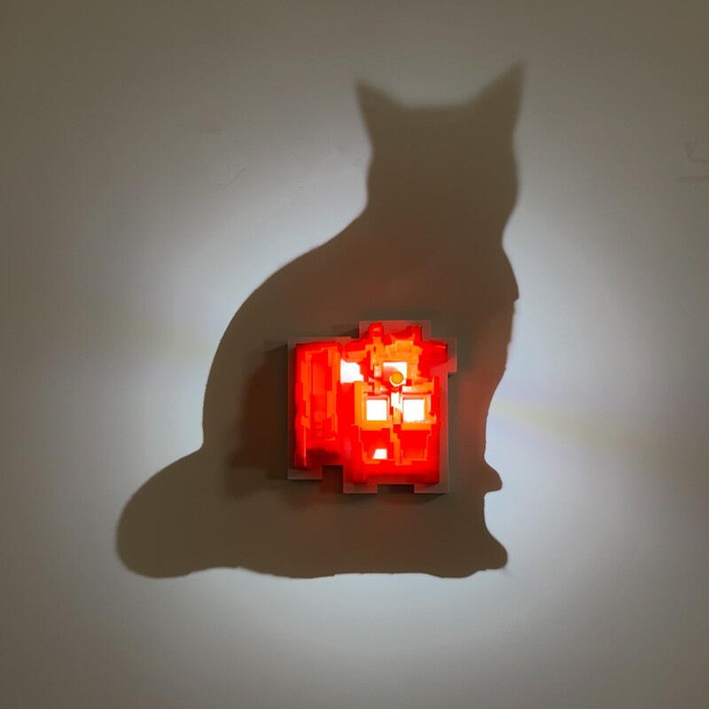 ドロップシッピング 3Dライトシャドウナイトライト アンビエ - Room Lighting Bedroom Decor のレビューと価格
