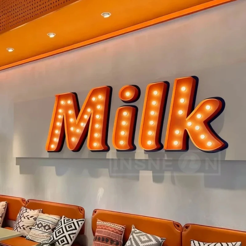 カスタム電球文字メタルライト マーキーサイン カスタムビジネ - Lighting Metal Wall Decor のレビューと価格