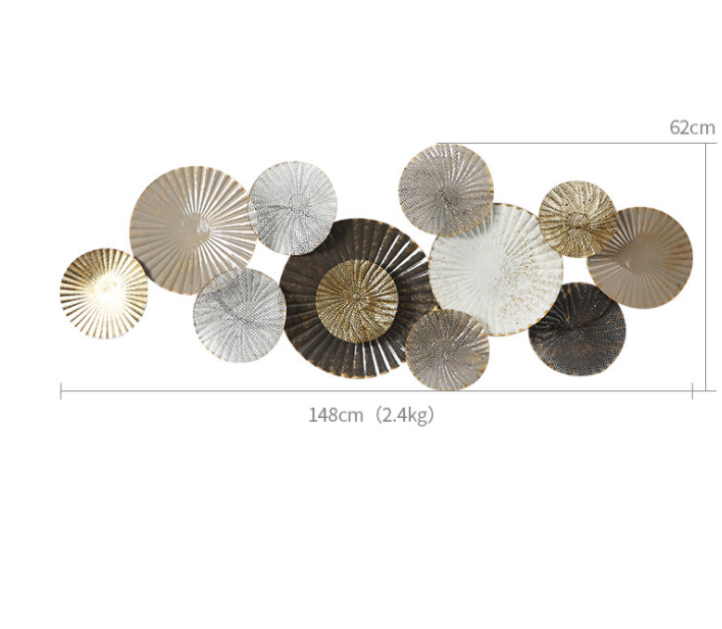 -148x62cm ドロップシッピング商品 2024 3Dメ - Lighting Metal Wall Decor のレビューと価格