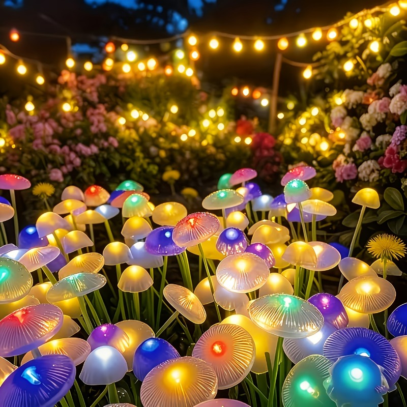 8LEDソーラーガーデンライト4セット、屋外ガーデン装飾ライ - Outdoor Lighting Wedding Decor のレビューと価格