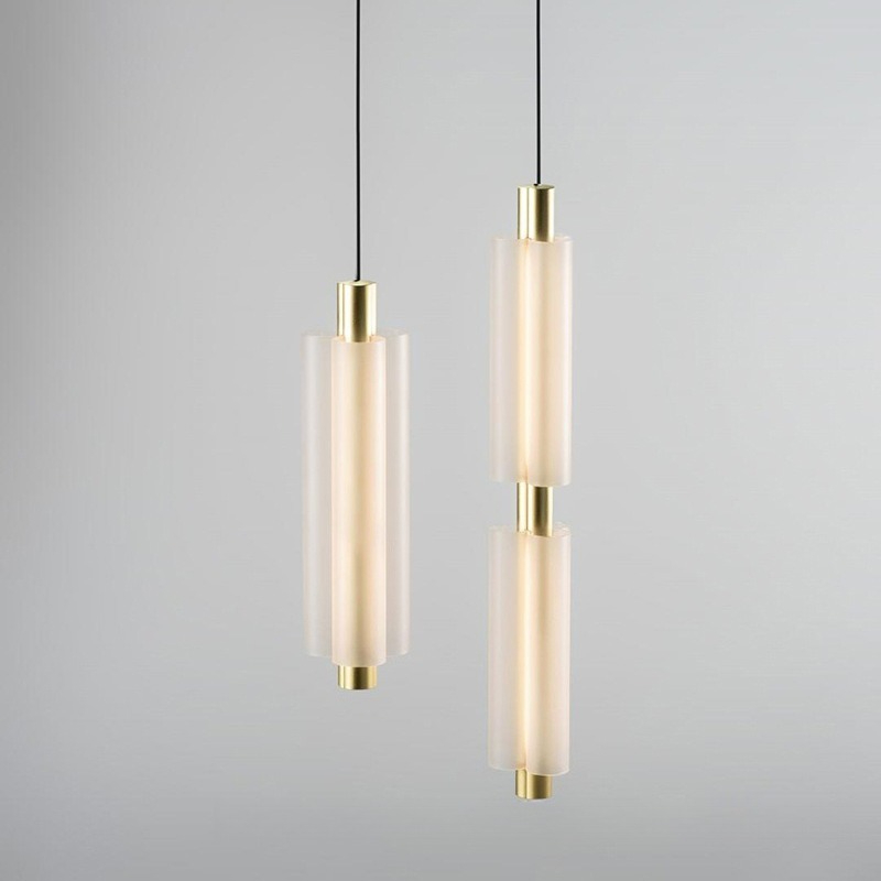 モダンなロングアクリルペンダントライト寝室のベッドサイドリビ - Lighting Metal Wall Decor のレビューと価格