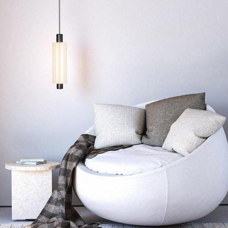モダンなロングアクリルペンダントライト寝室のベッドサイドリビ - Lighting Metal Wall Decor のレビューと価格