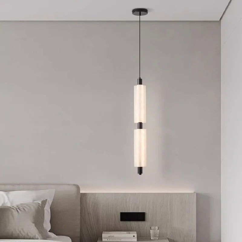 モダンなロングアクリルペンダントライト寝室のベッドサイドリビ - Lighting Metal Wall Decor のレビューと価格