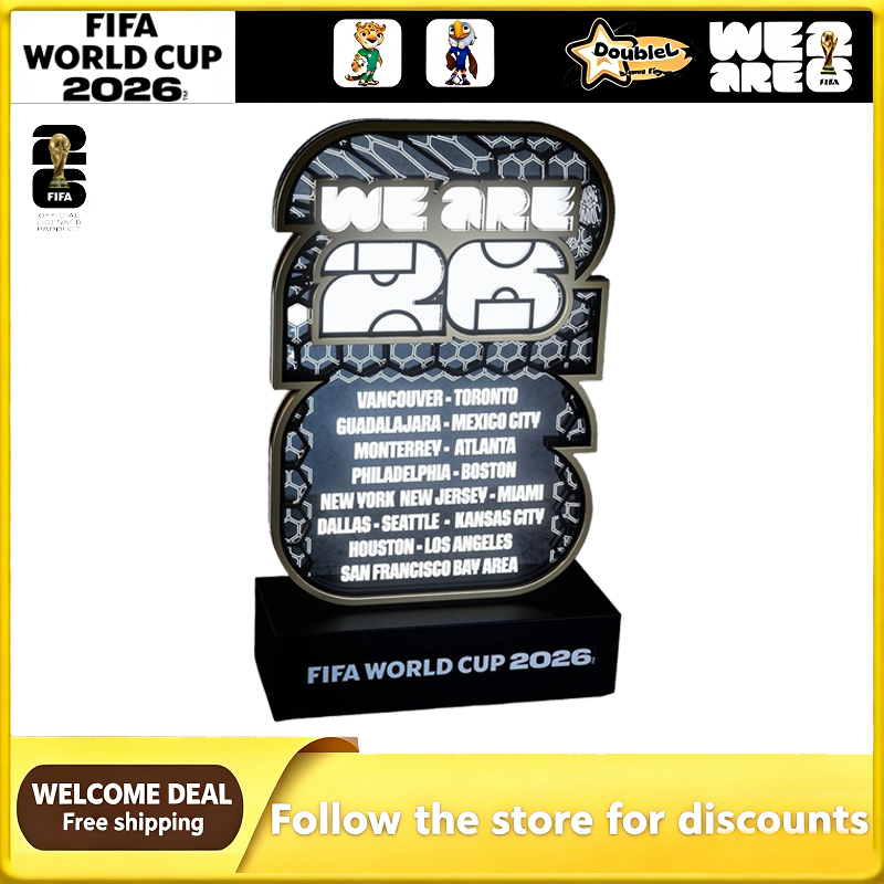主催都市FIFAワールドカップ3D LEDナイトライトUSB - Lighting World Decor のレビューと価格
