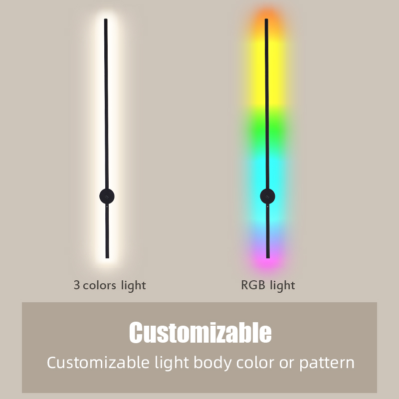 モダンな充電式LEDウォールスコンスランプ、ブラックアルミニ - Room Lighting Bedroom Decor のレビューと価格