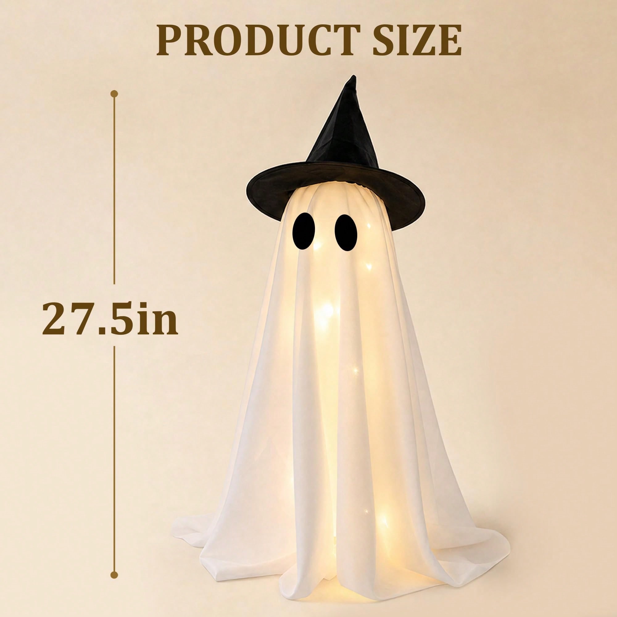 LEDライトアップウィッチハットゴースト2個セット、不気味な - Up Lighting Decor のレビューと価格